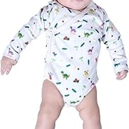 Baby Boys Classic Regular-Fit Jumpsuit | Light White-2 | 3-6 Months | KIDS12978-image-6