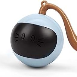 Whirli Cat Interactive Cat Toys,Blue|AI Activated|360 Self Rotating|USB Rechargeable|7 Colours LED|for Kittens & Cat Toys for Big Cats-picture-26