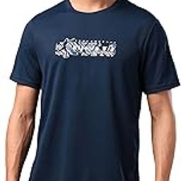 TECHNOSPORT Mens Slim Fit Active Wear Gym T-Shirt with Half Sleeves for Workout and Sports-image-7