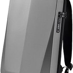 SAZ DEKOR Travel Backpack for Men Women with Side Lock Daypack for Work Hiking Camping Gray-image-6