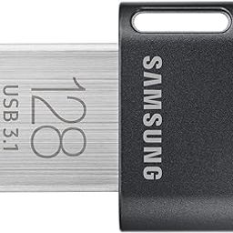 SAMSUNG MUF-128AB/APC FIT Plus 128GB - 300MB/s USB 3.1 Flash Drive, Black/Sliver-image-47