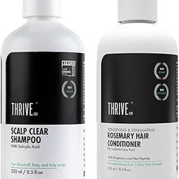 ThriveCo Anti Dandruff Scalp Clear Shampoo + Rosemary Hair Conditioner Densifying & Stimulating Hair Growth | Promotes Hair Strength | For Men & Women | 250 ml-1