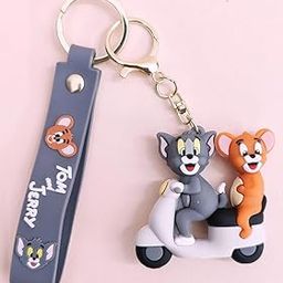 Cartoon Characters Keychain for Girls Boys, Cute Silicon Keychains Accessories Keyring Key Purse Backpack Car Charms for Kids Gifts-image-86