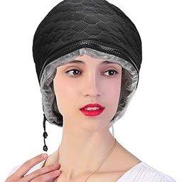 TOMETOY Hair Care Thermal Head Spa Cap Treatment with Beauty Steamer Heating Cap, Spa Cap For Hair, Spa Cap (BLACK, STANDARD)-image-67