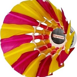 A3 Premium Feather Badminton Shuttlecock (Multicolour) Pack of 10-image-32