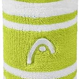 HEAD Striper Wristband 5", Color - Green/White-image-70