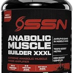 SSN SCEINTIFIC SPORTS NUTRITION Anabolic Muscle Builder Xxxl Mass Amplifier Chocolate (5.5 Lbs) - Powder-image-57