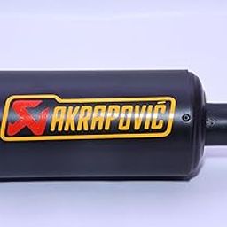 Bhagya Enterprises Bike Exhaust System Silencer with Aluminum Cap Universal Bike Silencer or All Type of Scooty and Motorbike (Black)-image-21
