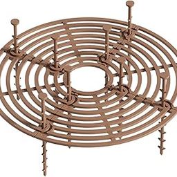 CALANDIS Plant Pot Grid Soil Protector Covers Gardening Outdoor Cuttable Flower Cover Coffee 19cm | Baskets, Pots & Window Boxes | Plant Care, Soil & Accessories | Gardening Supplies-image-5