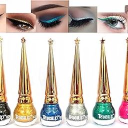 Smudge Proof Liquid Glitter Eyeliner Set of 6-image-22