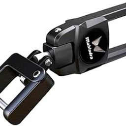 Silver Color Fob Key Heavy Duty Keychain for New Mahindra Scorpio/Xuv700/Xuv300/Bolero/Suitable For All Mahindra cars-image-2