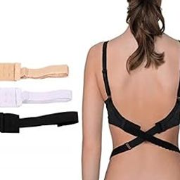 Fitfinesse Low Back Bra Adjustable Strap Convertor For Women & Girl-image-22