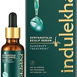 Indulekha Svetakutuja Dandruff Treatment Scalp Serum 30ml |Ayurvedic serum for dandruff treatment-0