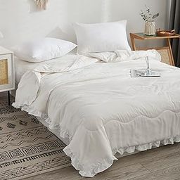 Skin Comforter, Double for Summer, Ruffle, Summer Comforter, Quilt Blanket, Comforter, Comforter, Cooling Countermeasure, Washable, Soft Texture, Cute, Stylish, Fluffy, Lightweight, Antibacterial,-image-11