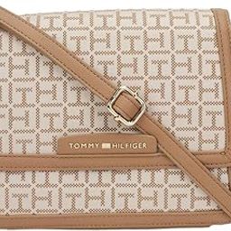 Logo Brown Polyester Sling Bag-image-40