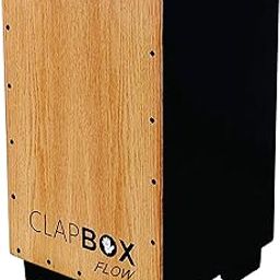 Clapbox Cajon CB02 Flow -Black, Oak Wood (H:50 W:30 L:30) - 3 Internal Snares-picture-32