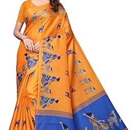 Women's Khadi Art Silk Saree-picture-40
