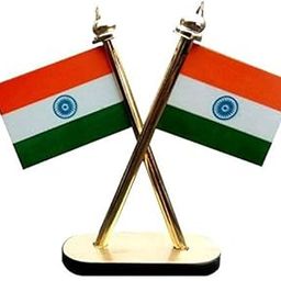 CAPE SHOPPERS Double Flag Normal for All Cars and Office Desk-image-49