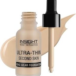 INSIGHT Cosmetics Ultra-Thin Second Skin Long Wear Liquid Matte Foundation | Waterproof Full Coverage Long Lasting | Light Oil Free Face Makeup| 20Ml(Fd28-03)-11