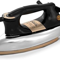 Maharaja Whiteline Classico Plancha 1200 Watt Dry Iron | Non-Stick Soleplate | Heavy Body | Temprature Control | Ergonomic handle (Black)-image-99