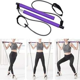 Pahajim Portable Yoga Pilates Stick Body Shape Pull-up Assisted Training Rod Resistance Rod Pilates Fitness Stick-image-30