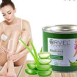 Orvel Herbals Alovera Hair Removal Alovera Body Wax 600Ml-image-26