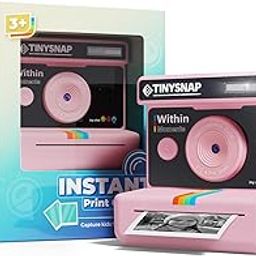 Instant Print Camera for Kids,2.4 Inch Screen Kids Instant Cameras, Christmas Birthday Gifts for Girls Age 3-12, Portable Toddler Toy for 3 4 5 6 7 8 9 10 Year Old Girls Boys Pink-picture-26