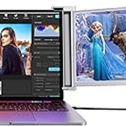 Riitek 14” Full HD IPS 1080P Portable Monitor Screen Extender with USB A, Type-C, HDMI Cable, Carry Bag for 14”-17” Laptop, Mac, Switch, Xbox One, PS5 (Screen Size - 14 Inch, Grey)-13