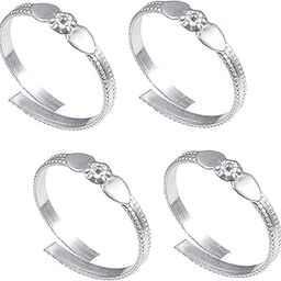 Toe Ring Sterling Silver Abstract Pattern Design Toe Ring Adjustable Jewelry for Women. (002),Standard(toe ring-1)-image-69