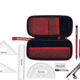 Reynolds Zinc Geometry Box | Instrument Box | Pencil Box | Rust Resistant Instruments, Multicolor-image-76