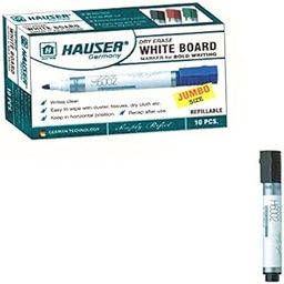 Hauser Whiteboard Marker Black Pack of - 10-11