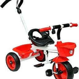 JoyRide Metal Tricycle with Parent Push Handle - RED-image-25