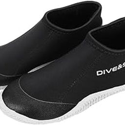 THE STYLE SUTRA® Neoprene 3mm Wetsuit Boots Shoes Rubber Sole Kayak Surf Diving Snorkeling Black Gray 40 to 41 | Sporting Goods | Water Sports | Fins, Footwear & Gloves | Boots, Booties-image-83