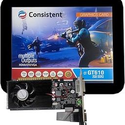Consistent 610 Graphics Card 2GB DDR3 64-bit, 2GB PCI-Express pci_e ddr3_sdram Graphics Card with 3 Year Replacement Warranty-image-9