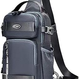 Small 8 L Backpack Men Crossbody Bag Business Trend Cycling Hiking Travel Bag Fashion Shoulder Bag 1 Compartment, 4 Zip Pocket And 1 Side Bottle Pouch/Men Sling Bag-image-46