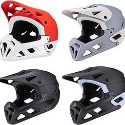 CALANDIS™ Full Face Bike Adjustable Head Protective Bicycle White Red | s | s & Protective Gear | Cycling-image-52
