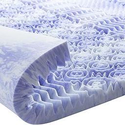Dreamsmith 2 Inch 7-Zone King Memory Foam Mattress Topper, Cooling Gel Infused Foam Mattress Topper King for Pressure Relief, CertiPUR-US Certified-image-65