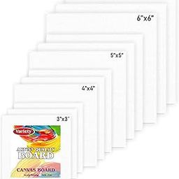 Variety 3x3-3 5x5-3 4x4-3 6x6-3 Canvas Board Pack of 12-image-16