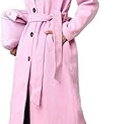 Women's Polyester Longline A-Line Coat-picture-32