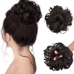 D-DIVINE Synthetic Bun Extension Artificial Hair Juda For Girls, 35 Gram, Natural Brown, Pack of 1-image-85
