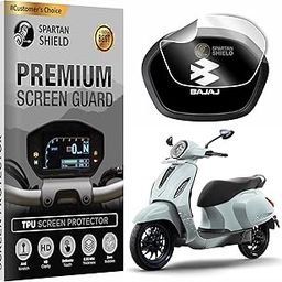 Spartan Shield Digital Meter Protector For BAJAJ CHETAK PREMIUM 5 INCH TFT SCREEN || Flexible TPU Instrument Cluster Film Guard || 2024 Electric Scooter Tecpac Standard Accessory [Not Tempered Glass]-image-59