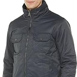 Men's Regular Fit Casual Winter Jacket in Super Twill Bonded Fabric - Warm, Durable, and Stylish-image-87