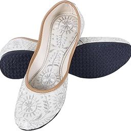 Womens Rajasthani Embroidered Punjabi Mojaris Jutti’s Juti Shoe-image-47