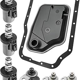 AUGREX 4F27E Transmission Shift Solenoid Filter Kit Fit for Ford Focus Transit Connect Mazda 3 5 6 Protege 1999-2013, Replace XS4Z7A098AB FN01-21-500 4F27E-image-21