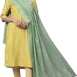 Geometric Woven Polyester Womens Casual Dupatta (GREEN, FREE SIZE)-image-65