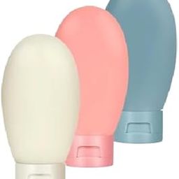 AIMERS Travel Bottles for Toiletries Set - 60ml Leakproof Silicone Travel Containers for Cream, Shampoo, Lotion, Hand Wash - Portable Mini Squeeze Bottles for Travel Essentials (Pack of 3)-picture-16