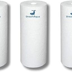 DREAMAQUA Premium 5 Inch Spun Cartridge Filter for Washing Machines Front & Top Load | 5 inch Housings Refills (Pack of 3) | Get Free IFB Descaling Powder-picture-3