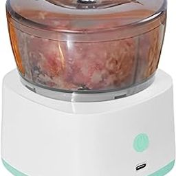 GION Multipurpose Mini Food Chopper, Electric Food Processor, Mini Grinder Cutter for Garlic, Ginger, Onion, Vegetable, Meat, Nuts - 300ML (1Pcs)-picture-31