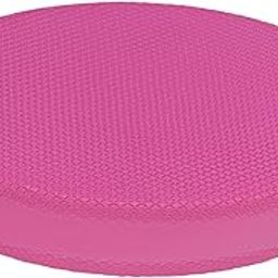 Enakshi (LABEL) Creations Balance Pad Non Slip Soft Core Strength Training for Home Gym Dancing Indoor Rose Red-picture-33
