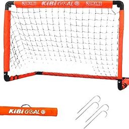 ATORSE Kids Soccer Goals Portable Soccer Nets Set Outdoor Training Easy Assembly L White-image-44